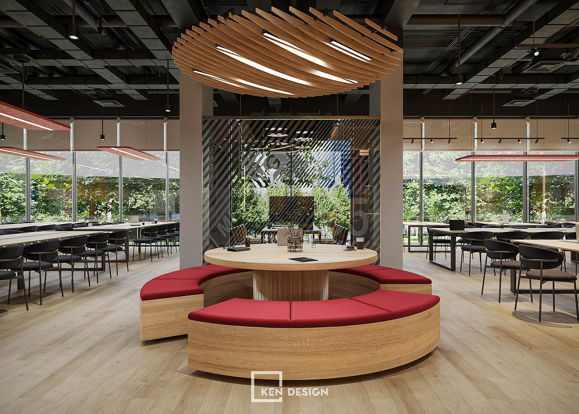 Thiết kế cafe coworking Flow Haus cơ sở 1